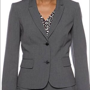 Calvin Klein Grey Two-Button Blazer